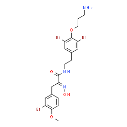 ChemSpider 2D Image | purpuramine H | C21H24Br3N3O4