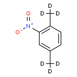 ChemSpider 2D Image | 2-nitro-1,4-bis(trideuteriomethyl)benzene | C8H3D6NO2