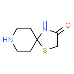 ChemSpider 2D Image | 1-Thia-4,8-diazaspiro[4.5]decan-3-one | C7H12N2OS