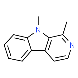 ChemSpider 2D Image | 1,9-Dimethyl-9H-beta-carboline | C13H12N2