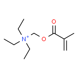 ChemSpider 2D Image | N,N-Diethyl-N-[(methacryloyloxy)methyl]ethanaminium | C11H22NO2