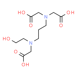 ChemSpider 2D Image | N-{3-[Bis(carboxymethyl)amino]propyl}-N-(2-hydroxyethyl)glycine | C11H20N2O7