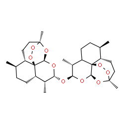 ChemSpider 2D Image | (1S,4S,5R,9R,10R,12R,13R,1'S,4'S,5'R,8'S,9'R,10'S,12'R,13'R)-10,10'-Oxybis(1,5,9-trimethyl-11,14,15,16-tetraoxatetracyclo[10.3.1.0~4,13~.0~8,13~]hexadecane) | C30H46O9