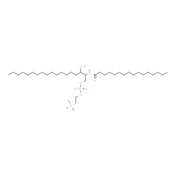 ChemSpider 2D Image | N-PALMITOYLDIHYDROSPHINGOMYELIN | C39H81N2O6P