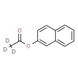 ChemSpider 2D Image | 2-Naphthyl (~2~H_3_)acetate | C12H7D3O2