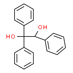 ChemSpider 2D Image | 1,1,2-Triphenyl-1,2-ethanediol | C20H18O2
