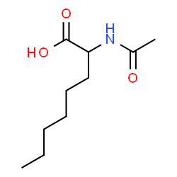 ChemSpider 2D Image | 2-Acetamidooctanoic acid | C10H19NO3