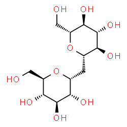 ChemSpider 2D Image | (2S,3R,4R,5S,6R,2'R,3'R,4'R,5'S,6'R)-2,2'-Methylenebis[6-(hydroxymethyl)tetrahydro-2H-pyran-3,4,5-triol] | C13H24O10