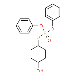 ChemSpider 2D Image | 4-Hydroxycyclohexyl diphenyl phosphate | C18H21O5P