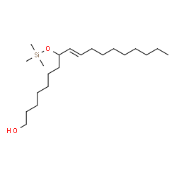 ChemSpider 2D Image | (9E)-8-[(Trimethylsilyl)oxy]-9-octadecen-1-ol | C21H44O2Si