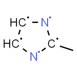 ChemSpider 2D Image | 2-Methyl-1,2,3,4,5-imidazolidinepentayl | C4H5N2