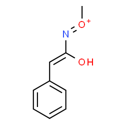 ChemSpider 2D Image | (E)-{[(Z)-1-Hydroxy-2-phenylvinyl]imino}(methyl)oxonium | C9H10NO2