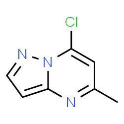 ChemSpider 2D Image | 7-Chloro-5-methylpyrazolo[1,5-a]pyrimidine | C7H6ClN3