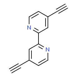 ChemSpider 2D Image | 4,4'-Diethynyl-2,2'-bipyridine | C14H8N2
