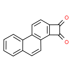ChemSpider 2D Image | Cyclobuta[a]phenanthrene-1,2-dione | C16H8O2