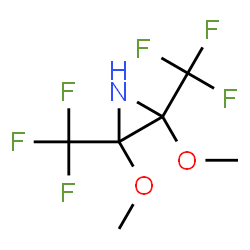 ChemSpider 2D Image | 2,3-Dimethoxy-2,3-bis(trifluoromethyl)aziridine | C6H7F6NO2