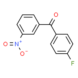 ChemSpider 2D Image | (4-Fluorophenyl)(3-nitrophenyl)methanone | C13H8FNO3