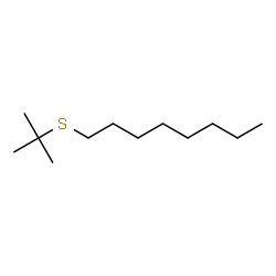 ChemSpider 2D Image | Sulfide, tert-butyl octyl | C12H26S