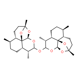 ChemSpider 2D Image | (1S,4S,5R,8S,9R,12R,13R,1'S,4'S,5'R,8'S,9'R,12'R,13'R)-10,10'-Oxybis(1,5,9-trimethyl-11,14,15-trioxatetracyclo[10.2.1.0~4,13~.0~8,13~]pentadecane) | C30H46O7