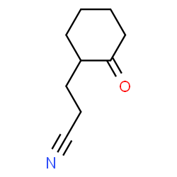 ChemSpider 2D Image | 2-(2-Cyanethyl)cyclohexanone | C9H13NO