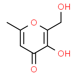 ChemSpider 2D Image | 3-Hydroxy-2-(hydroxymethyl)-6-methyl-4H-pyran-4-one | C7H8O4