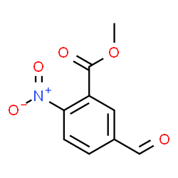 ChemSpider 2D Image | Methyl 5-formyl-2-nitrobenzoate | C9H7NO5