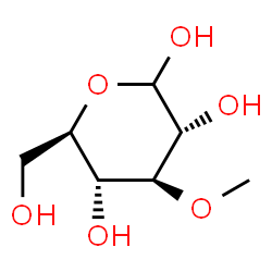 ChemSpider 2D Image | 3-O-Methyl-D-glucopyranose | C7H14O6