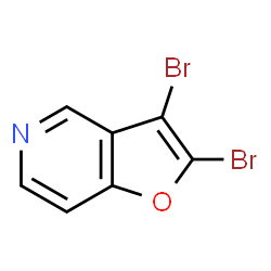 ChemSpider 2D Image | 2,3-Dibromofuro[3,2-c]pyridine | C7H3Br2NO