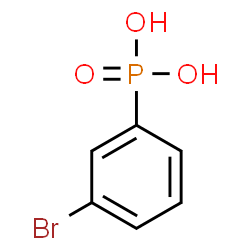 ChemSpider 2D Image | (3-Bromophenyl)phosphonic acid | C6H6BrO3P