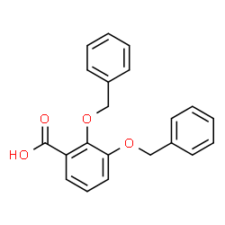 ChemSpider 2D Image | 2,3-Bis(benzyloxy)benzoic acid | C21H18O4