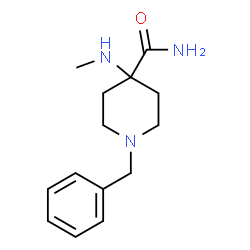 ChemSpider 2D Image | 1-BENZYL-4-METHYLAMINO-4-PIPERIDINECARBOXAMIDE | C14H21N3O