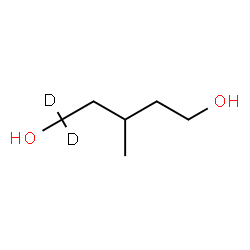 ChemSpider 2D Image | 3-Methyl-1,5-(1,1-~2~H_2_)pentanediol | C6H12D2O2