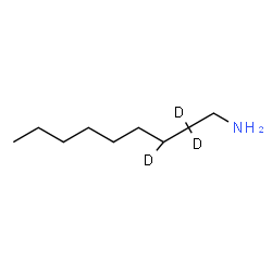 ChemSpider 2D Image | 1-(2,2,3-~2~H_3_)Nonanamine | C9H18D3N