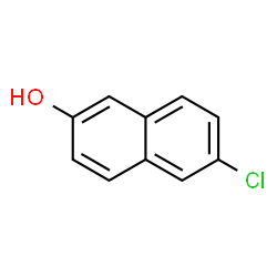ChemSpider 2D Image | 6-Chloro-2-naphthol | C10H7ClO