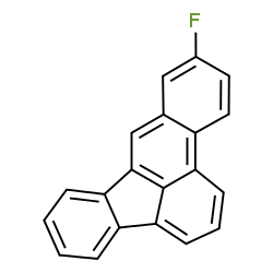 ChemSpider 2D Image | 10-Fluorobenzo[e]acephenanthrylene | C20H11F