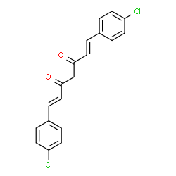 ChemSpider 2D Image | (1E,6E)-1,7-Bis(4-chlorophenyl)-1,6-heptadiene-3,5-dione | C19H14Cl2O2
