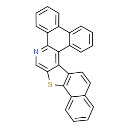 ChemSpider 2D Image | Dibenzo[f,h]naphtho[2',1':4,5]thieno[2,3-c]quinoline | C27H15NS