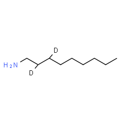 ChemSpider 2D Image | 1-(2,3-~2~H_2_)Nonanamine | C9H19D2N