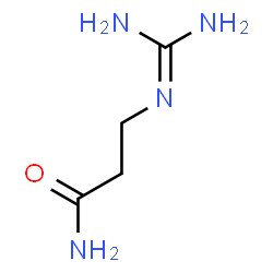ChemSpider 2D Image | N~3~-(Diaminomethylene)-beta-alaninamide | C4H10N4O