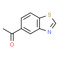 ChemSpider 2D Image | 1-(5-benzothiazolyl)ethanone | C9H7NOS