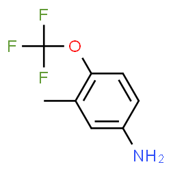 ChemSpider 2D Image | 3-Methyl-4-(trifluoromethoxy)aniline | C8H8F3NO
