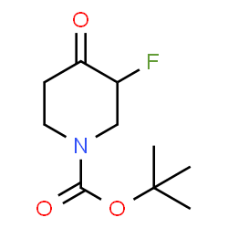 ChemSpider 2D Image | 1-Boc-3-fluoro-4-oxopiperidine | C10H16FNO3