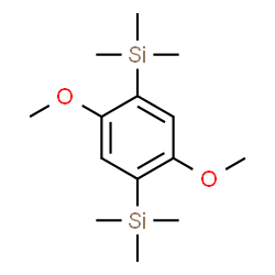 ChemSpider 2D Image | (2,5-Dimethoxy-1,4-phenylene)bis(trimethylsilane) | C14H26O2Si2