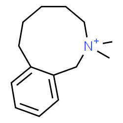 ChemSpider 2D Image | 2,2-Dimethyl-2,3,4,5,6,7-hexahydro-1H-2-benzazoninium | C14H22N