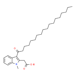 ChemSpider 2D Image | (1-Methyl-3-stearoyl-1H-indol-2-yl)acetic acid | C29H45NO3