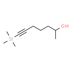 ChemSpider 2D Image | 7-(Trimethylsilyl)-6-heptyn-2-ol | C10H20OSi