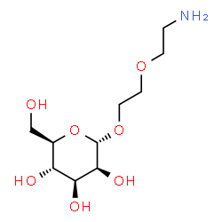 ChemSpider 2D Image | 2-(2-Aminoethoxy)ethyl alpha-D-mannopyranoside | C10H21NO7