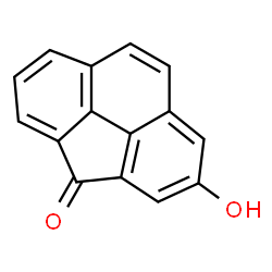 ChemSpider 2D Image | 2-Hydroxy-4H-cyclopenta[def]phenanthren-4-one | C15H8O2