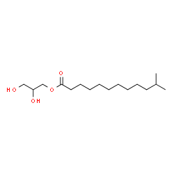 ChemSpider 2D Image | 2,3-Dihydroxypropyl 11-methyldodecanoate | C16H32O4