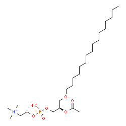 ChemSpider 2D Image | (7R)-7-Acetoxy-4-hydroxy-N,N,N-trimethyl(~32~P)-3,5,9-trioxa-4-phosphapentacosan-1-aminium 4-oxide | C26H55NO732P
